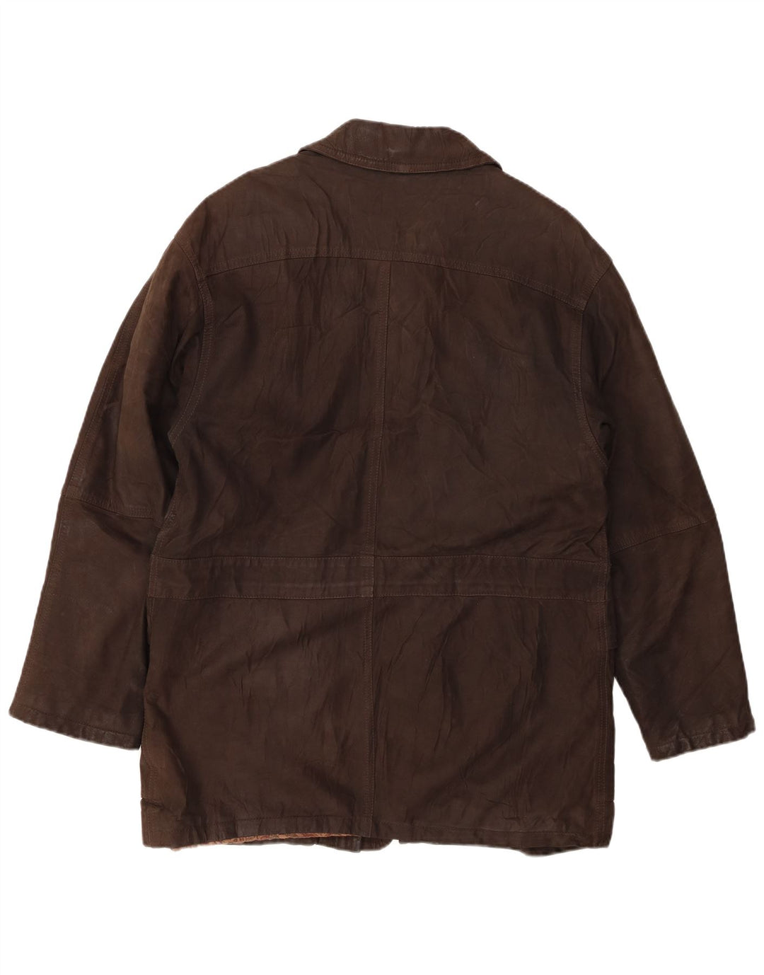 Suprema Herren Lederjacke IT 48 Mittelbraunes Leder