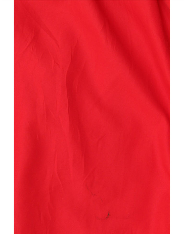 Linea Primero Herren-Trainingsanzug-Topjacke, großes rotes Farbblock-Polyester
