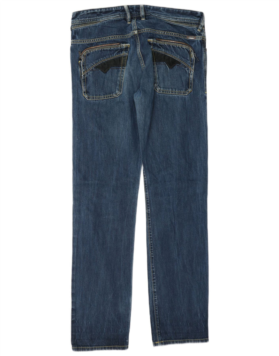 Diesel Herren Poiak Straight Jeans W31 L34 Blaue Baumwolle