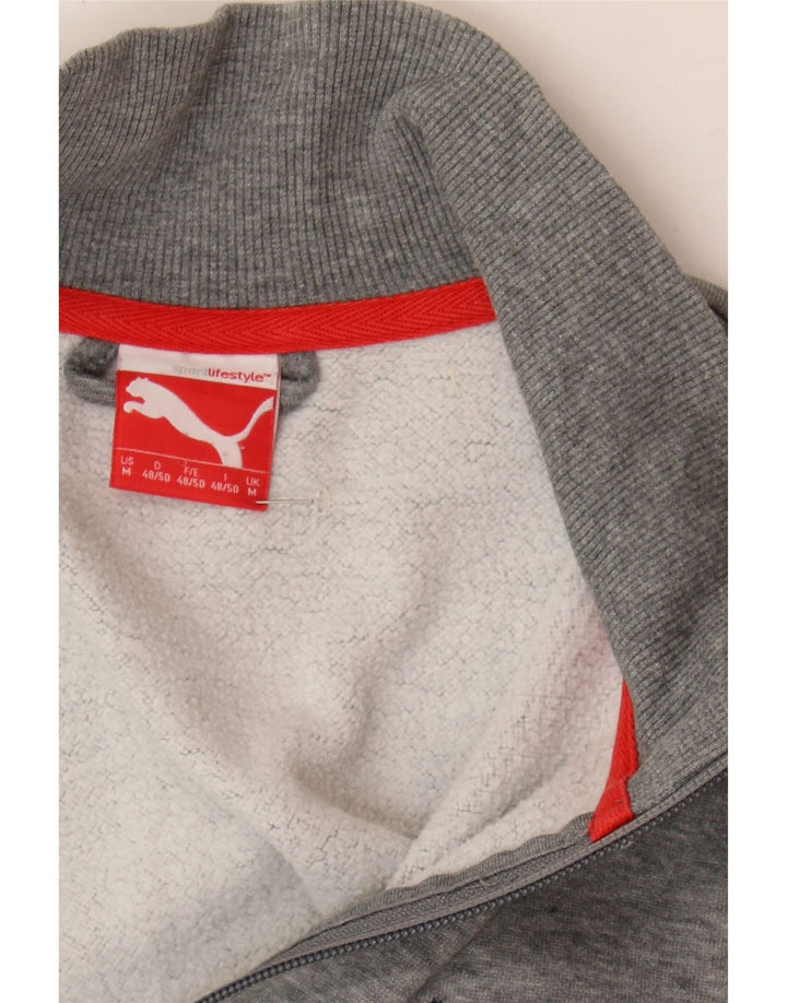 PUMA Mens Tracksuit Top Jacket Medium Grey Vintage Puma and Second-Hand Puma from Messina Hembry 