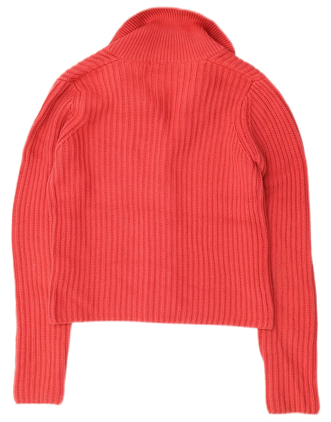 Massimo Dutti Damen-Cardigan-Pullover UK 10 Kleine rote Baumwolle