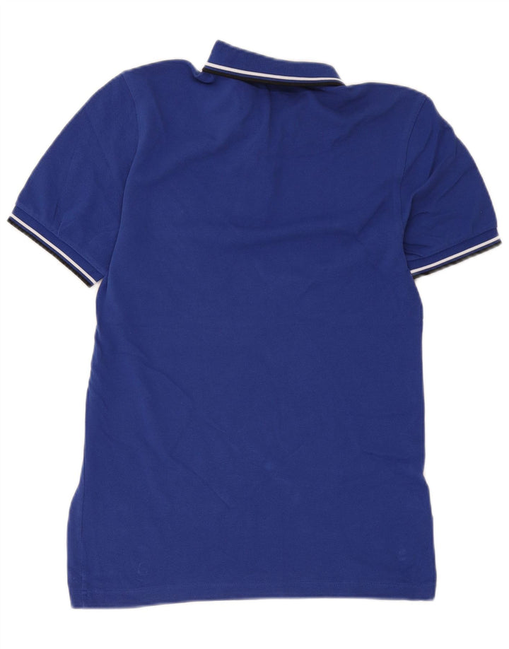 Fred Perry Herren-Poloshirt, kleine blaue Baumwolle