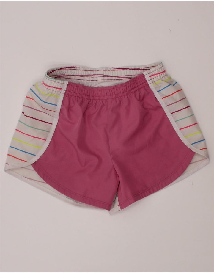 Nike Sportshorts für Mädchen, 5–6 Jahre, mittelrosa gestreift