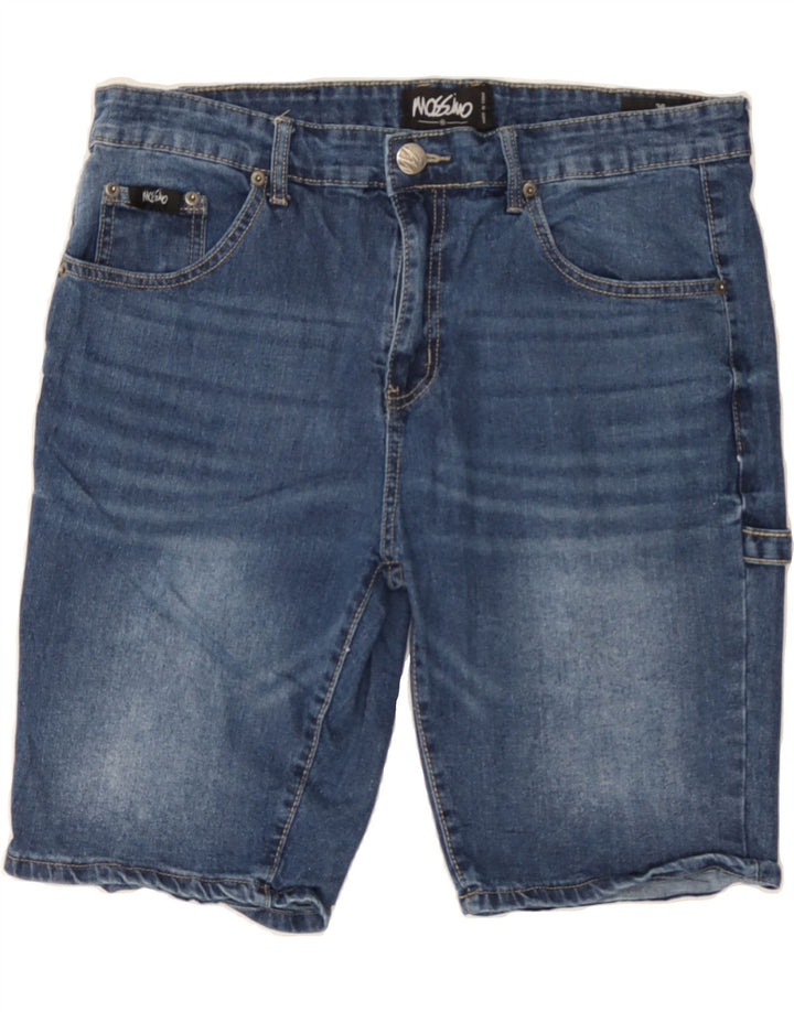 MOSSIMO Mens Carpenter Denim Shorts W36 Large Blue Cotton Vintage Mossimo and Second-Hand Mossimo from Messina Hembry 