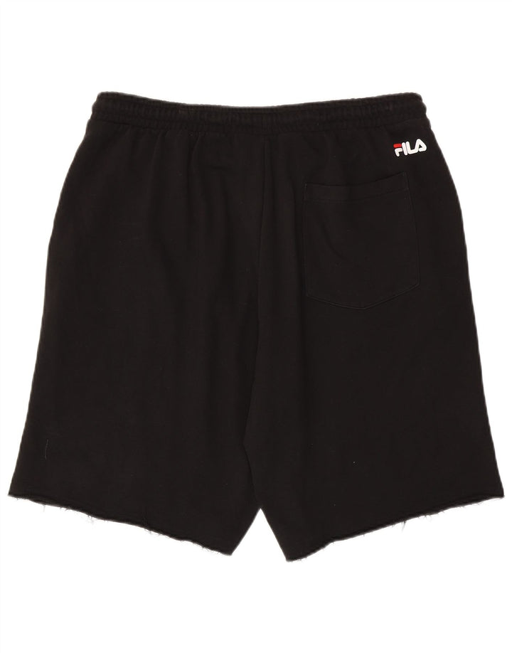 FILA Herren Graphic Sport Shorts 2XL Schwarz