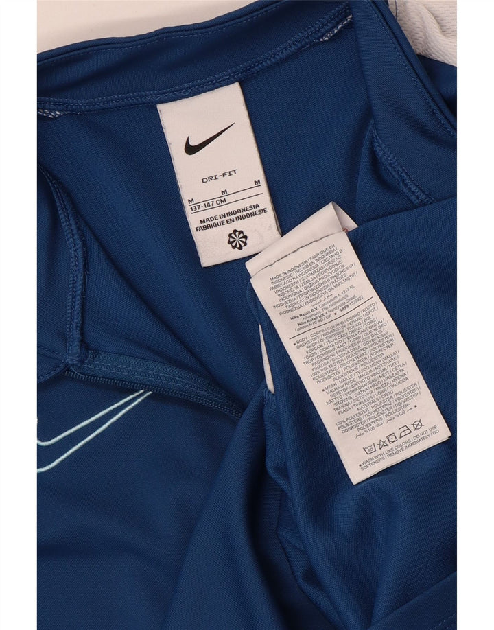 Nike Dri Fit Pullover-Trainingsanzugoberteil für Jungen, 10–11 Jahre, Mittelblau