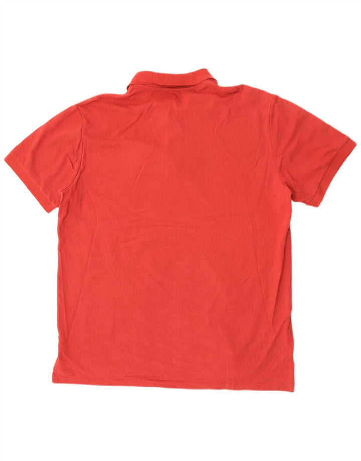 Eddie Bauer Herren Poloshirt XL Rot Baumwolle