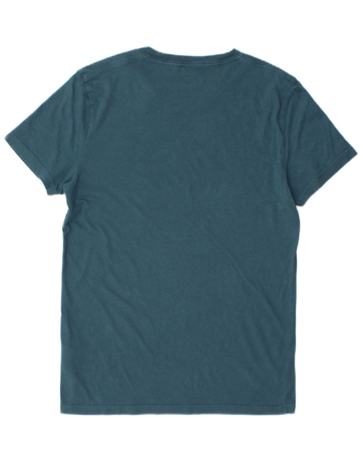 HOLLISTER Herren T-Shirt Top XS Blaue Baumwolle