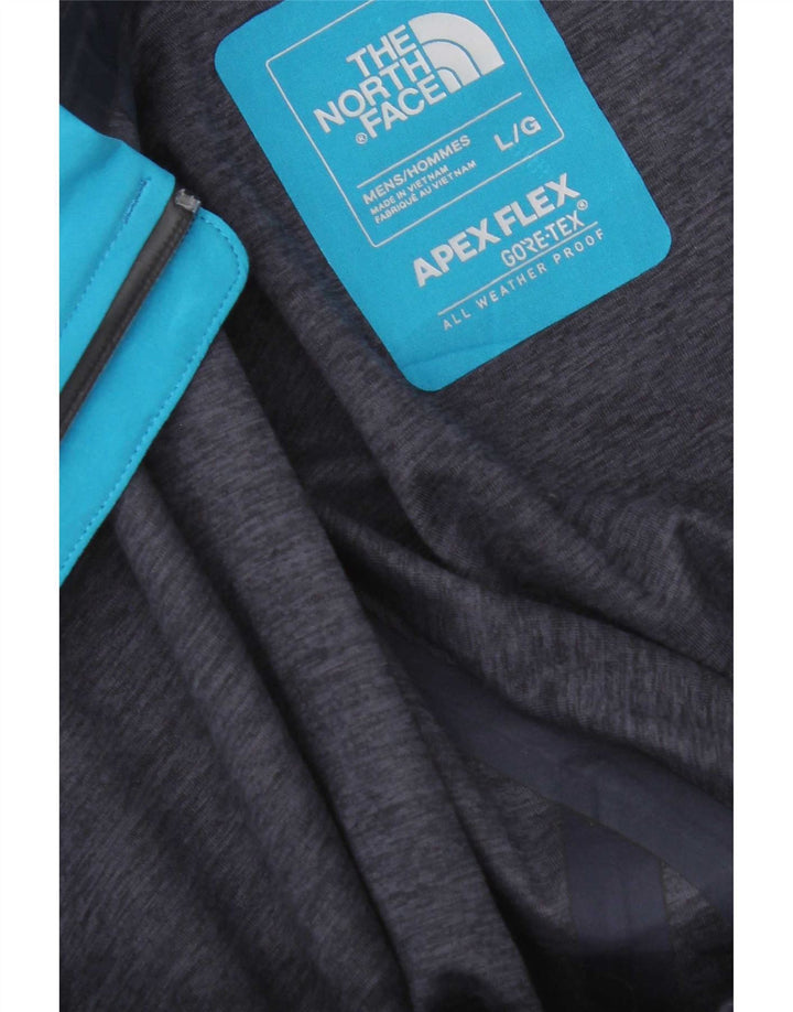 The North Face Herren-Regenjacke mit Kapuze, UK 40, Größe L, Blau