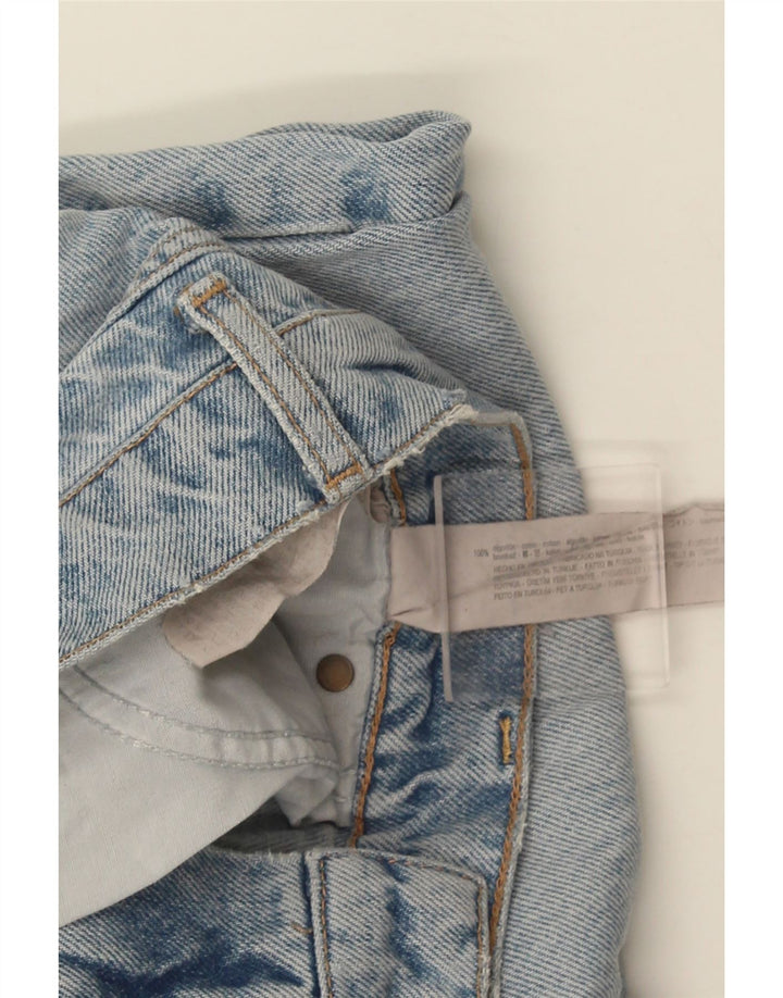 ZARA Damen-Jeans mit weitem Bein, EU 40, mittelgroß, W30, L32, blaue Baumwolle