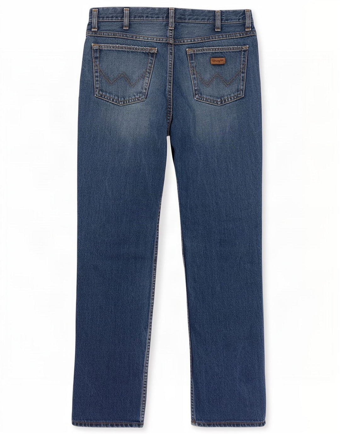 Wrangler Herren Straight Jeans W33 L30 Blaue Baumwolle