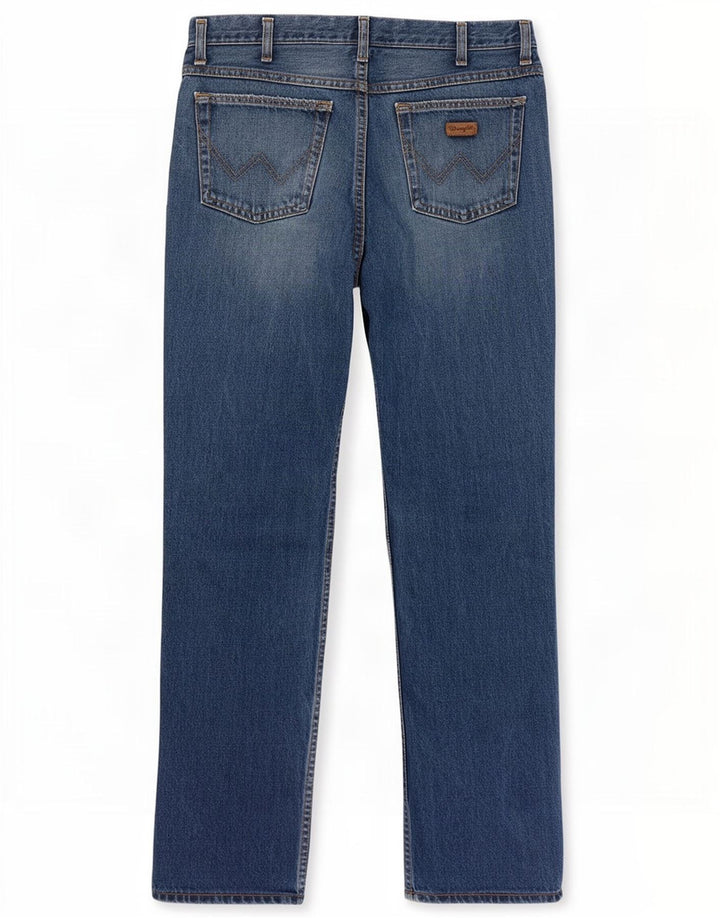 Wrangler Herren Straight Jeans W33 L30 Blaue Baumwolle
