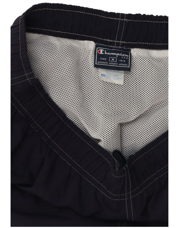 CHAMPION Herren-Badeshorts, mittelgroß, marineblau, Colourblock-Polyamid