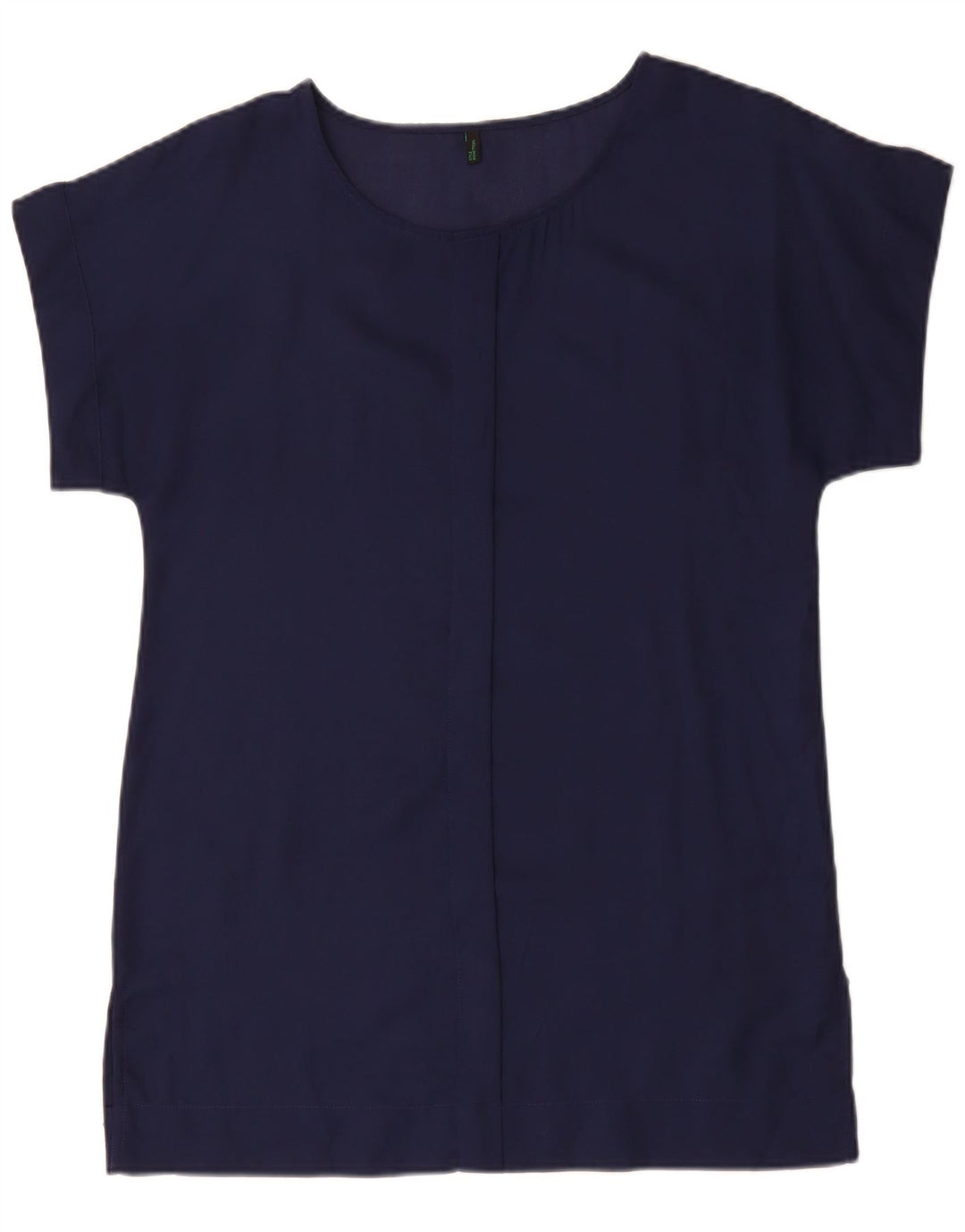 BENETTON Damen Tunikakleid UK 14 Mittel Marineblau