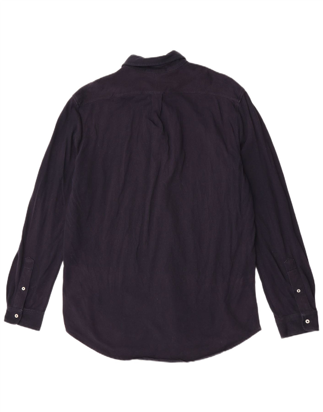 Ralph Lauren Herrenhemd XL Marineblau Baumwolle