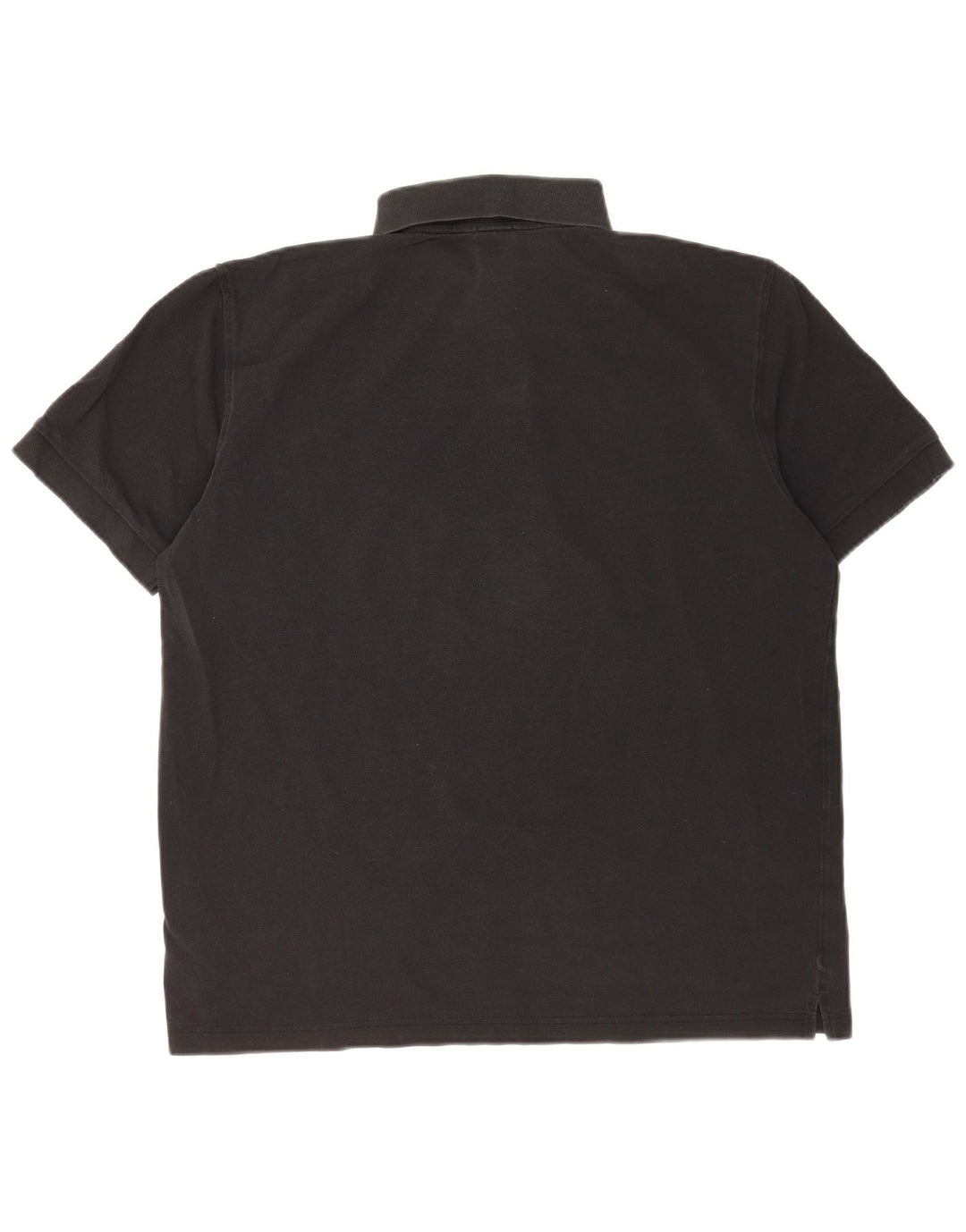 Hugo Boss Herren-Poloshirt, groß, schwarze Baumwolle