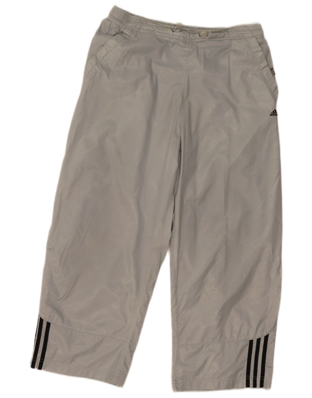 ADIDAS Herren-Trainingshose, großes graues Polyester