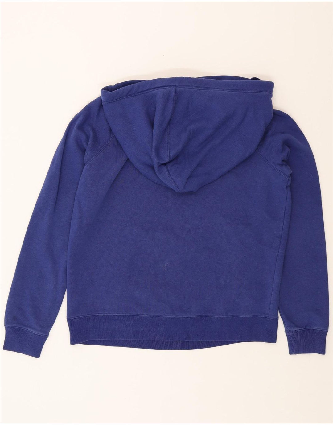 NIKE Womens Oversized Hoodie Jumper UK 14 Medium Navy Blue Cotton Vintage Nike and Second-Hand Nike from Messina Hembry 