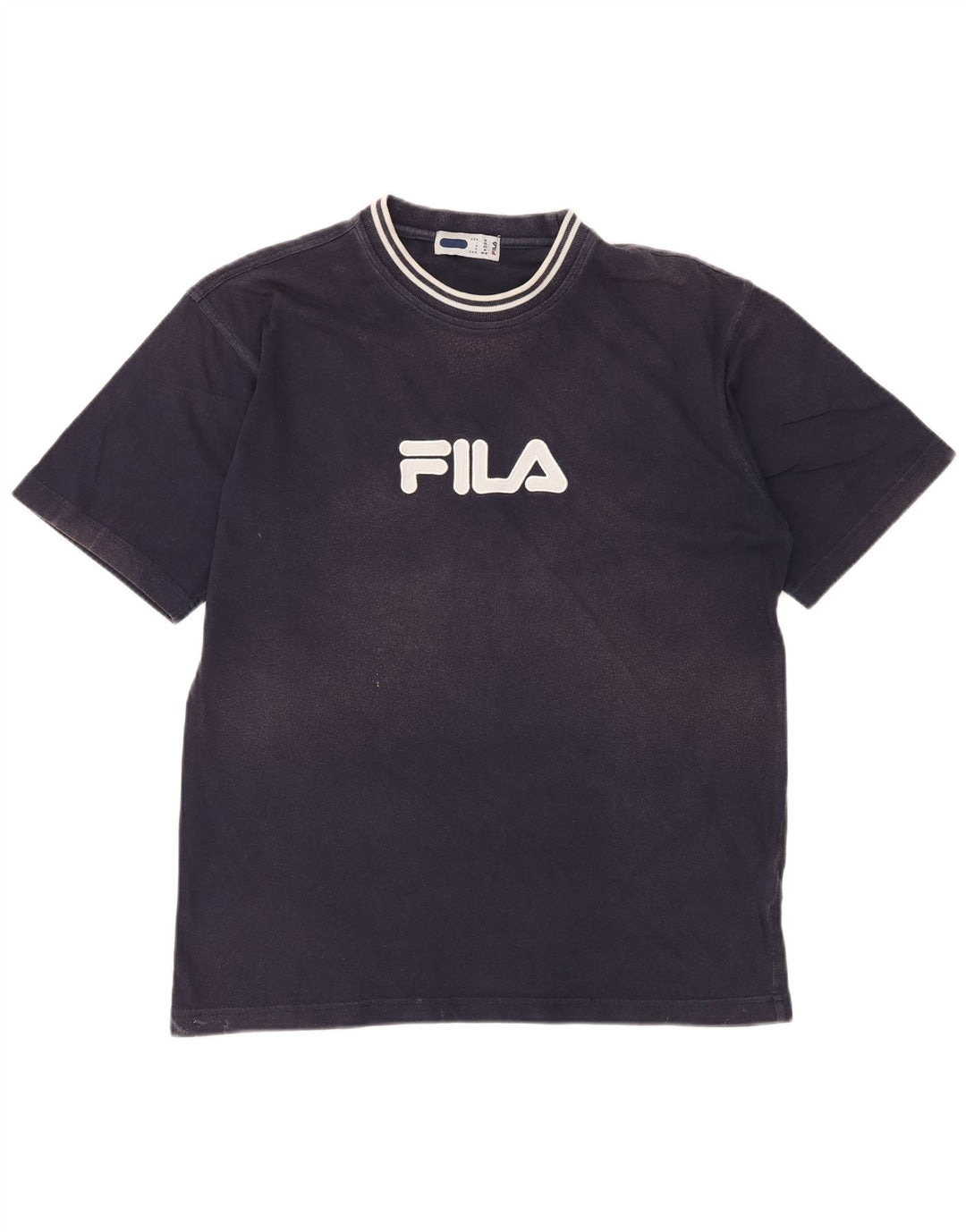FILA Herren Grafik T-Shirt Top IT 50 Medium Navy Blue Baumwolle