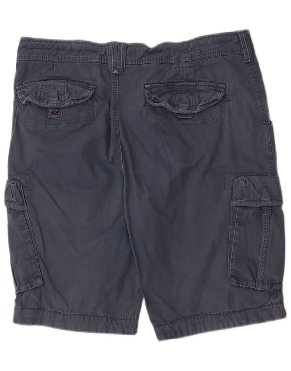 Fat Face Herren Cargoshorts W38 XL Marineblau Baumwolle