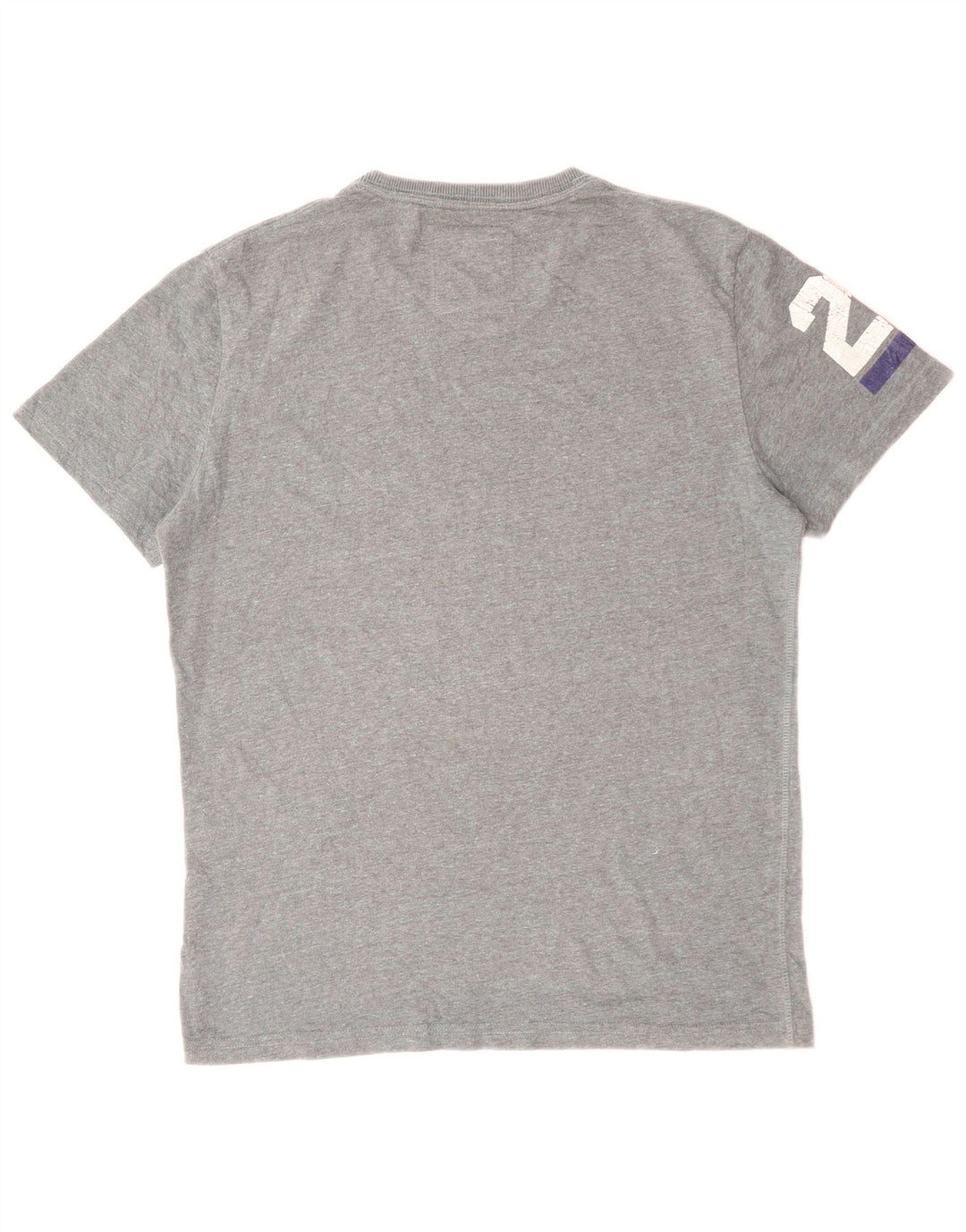 Superdry Herren-T-Shirt mit Grafik, Größe L, Grau, Baumwolle