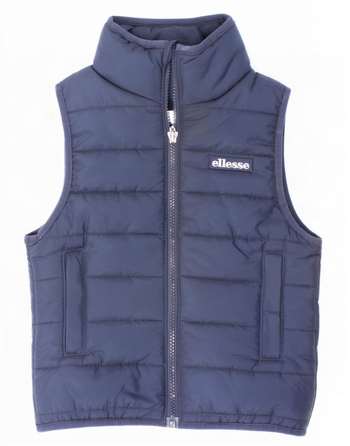 Ellesse Wattierte Weste für Jungen, 2–3 Jahre, marineblaues Polyester