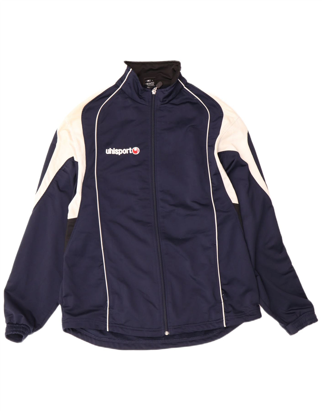 Uhlsport Herren-Trainingsanzugoberteil, UK 38/40, Mittelmarineblau, Polyester