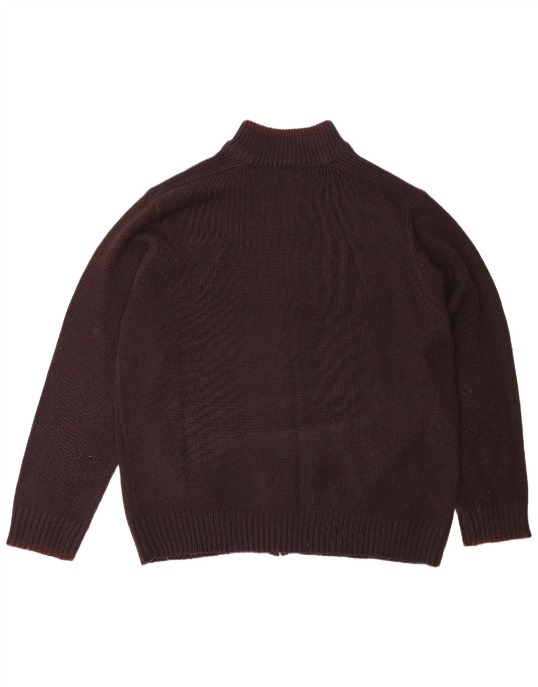 Marks & Spencer Herren-Cardigan mit normaler Passform, 2XL, Burgunderrot, Polyacryl