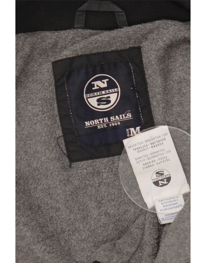 North Sails Herren Bomberjacke UK 38 Mittelschwarzes Nylon
