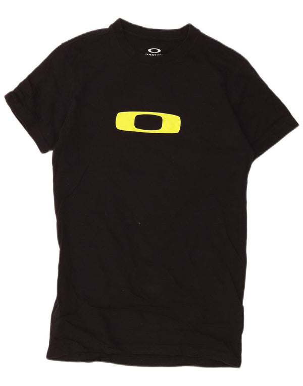 Oakley Herren Slim Fit Graphic T-Shirt Top Small Schwarz Baumwolle