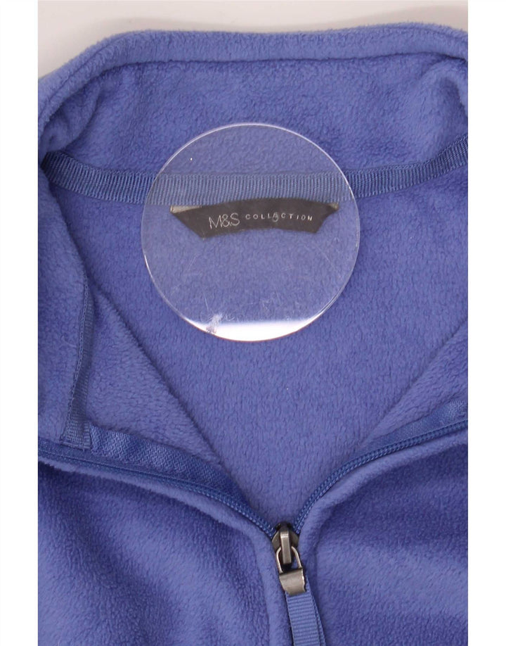 Marks & Spencer Damen Fleecejacke UK 16 Large Blau