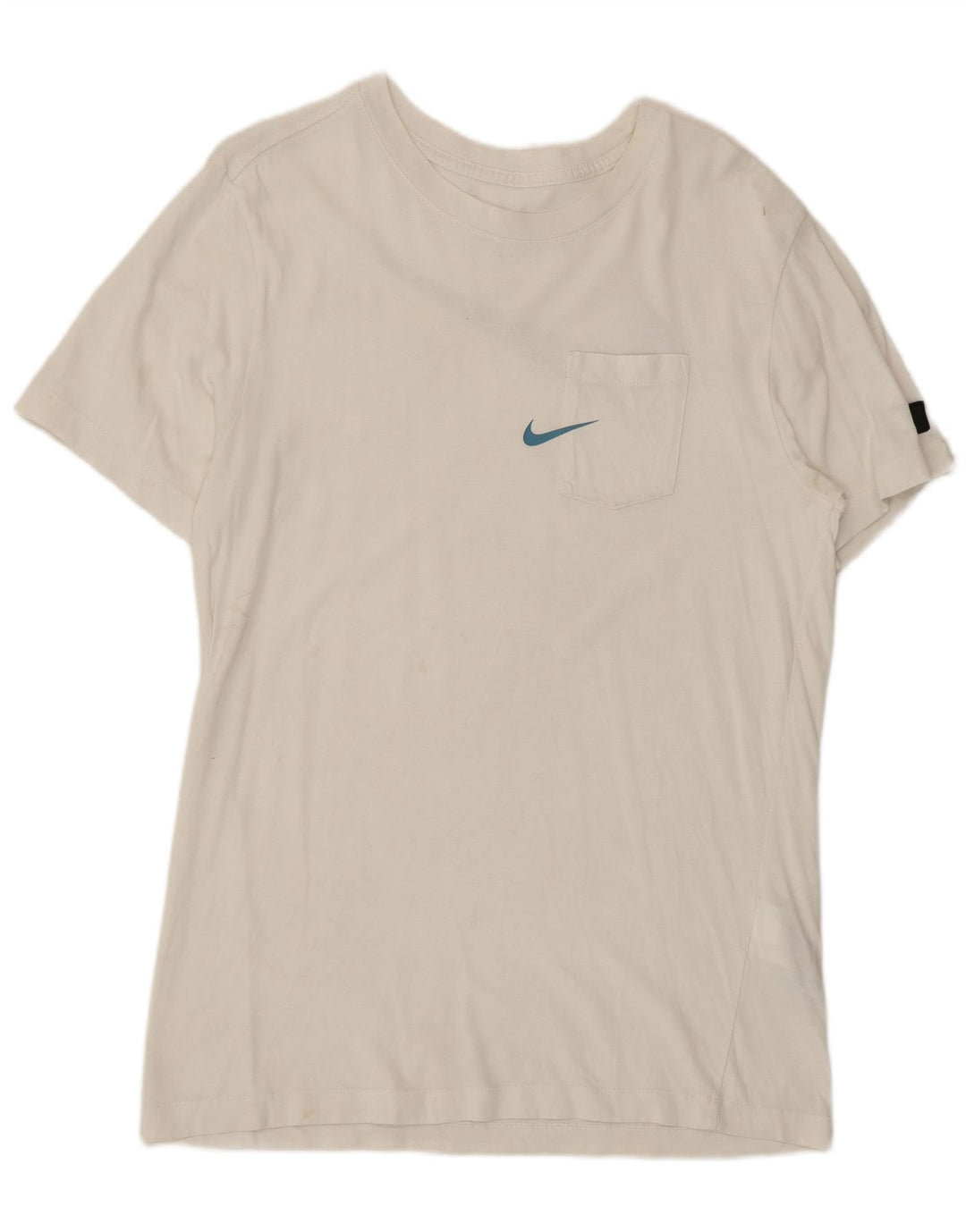 Nike Herren-T-Shirt mit Grafik, Größe S, weiße Baumwolle