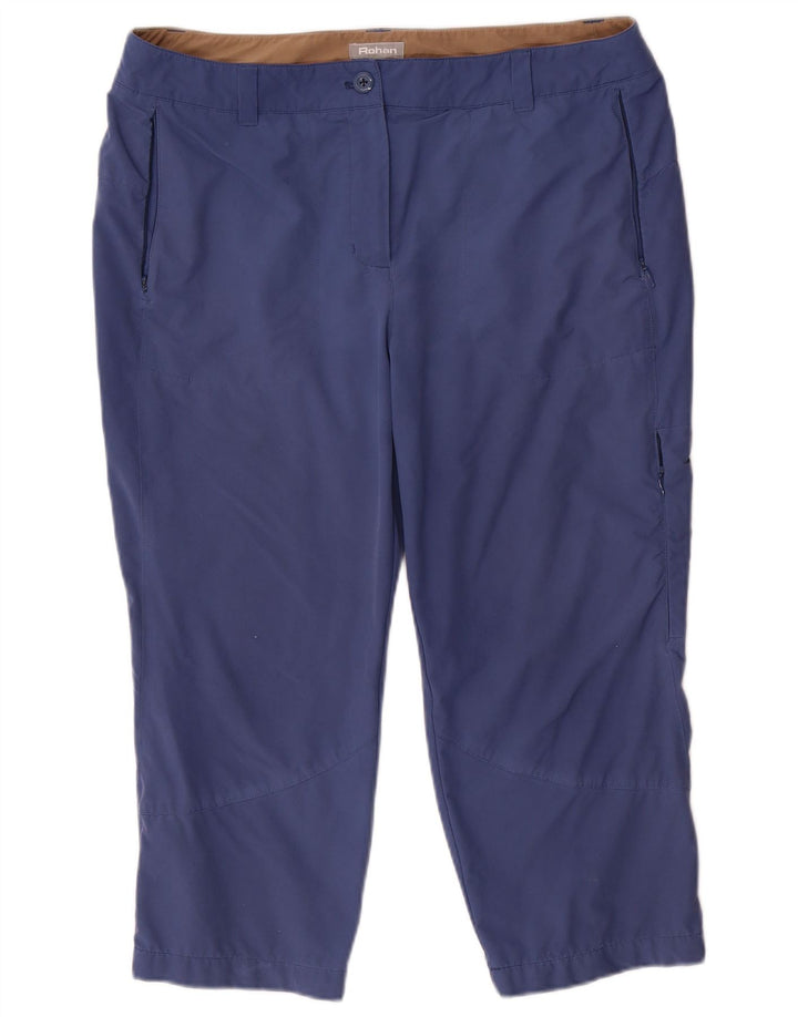 Rohan Damen Cargo Caprihose UK 14 Large W36 L22 Blau Polyamid