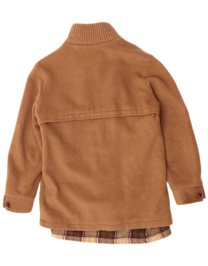 MC Gregor Herren-Windbreaker-Mantel IT 48 Mittelbraune Wolle