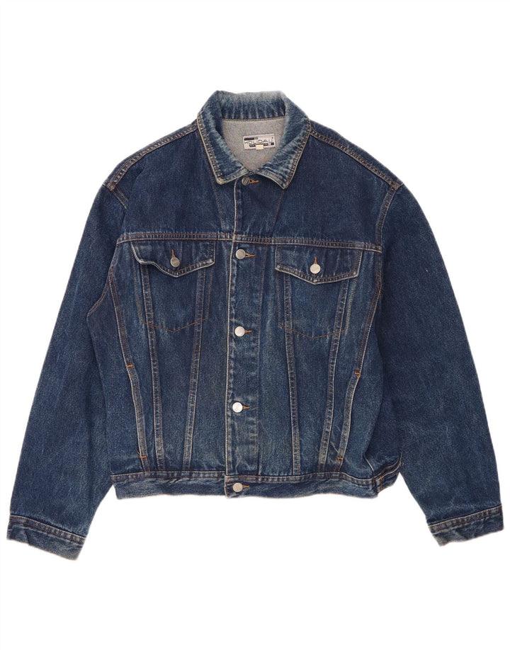 Holiday Herren-Jeansjacke in normaler Passform, UK 38, mittelblaue Baumwolle