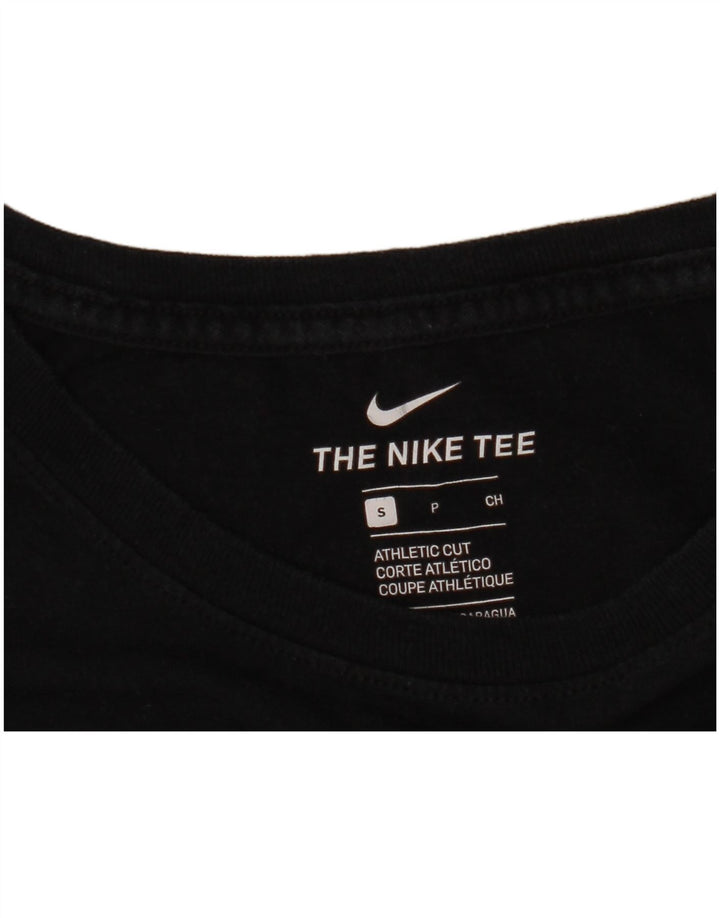 NIKE Herren-T-Shirt mit sportlichem Schnitt und Grafik, Größe S, Schwarz