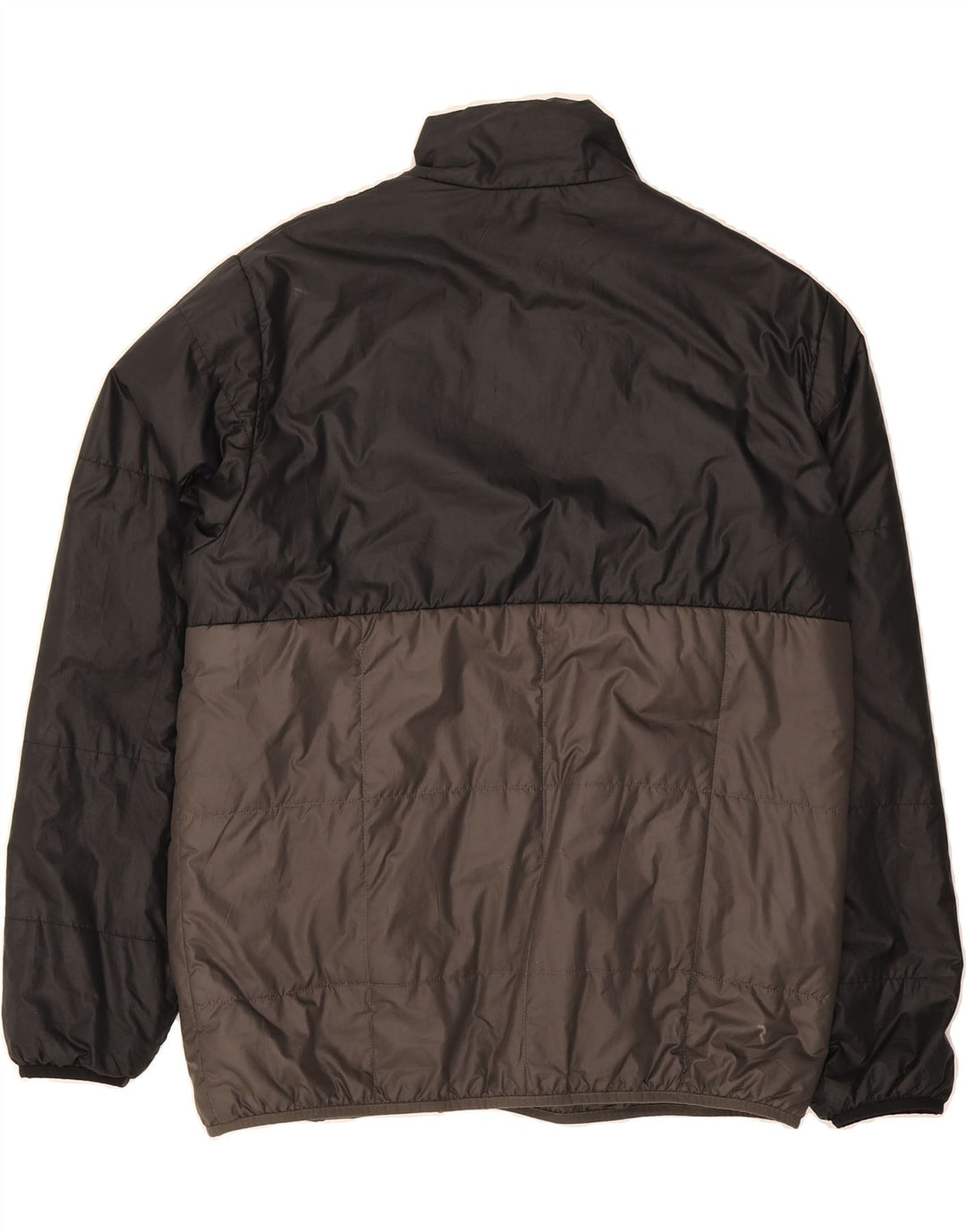 NIKE Mens Padded Jacket UK 40 Large Black Colourblock Polyester Vintage Nike and Second-Hand Nike from Messina Hembry 