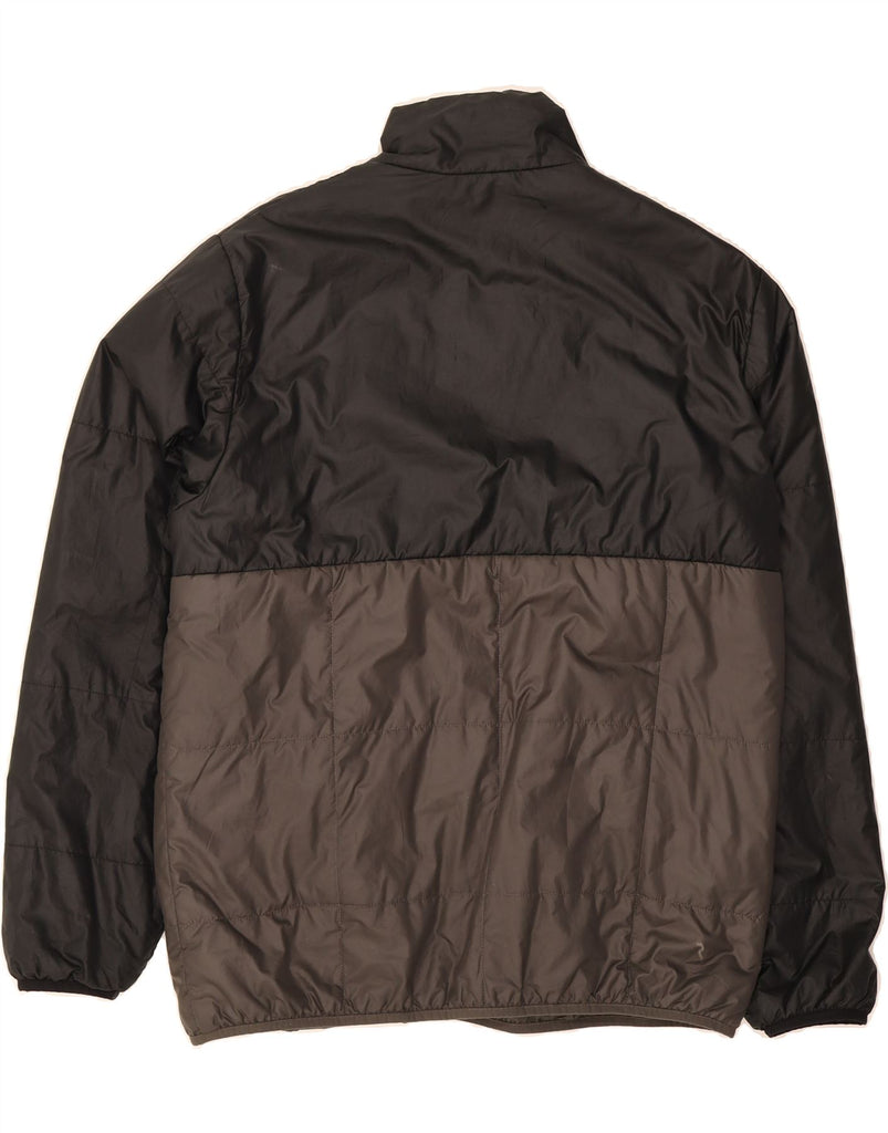 NIKE Mens Padded Jacket UK 40 Large Black Colourblock Polyester Vintage Nike and Second-Hand Nike from Messina Hembry 