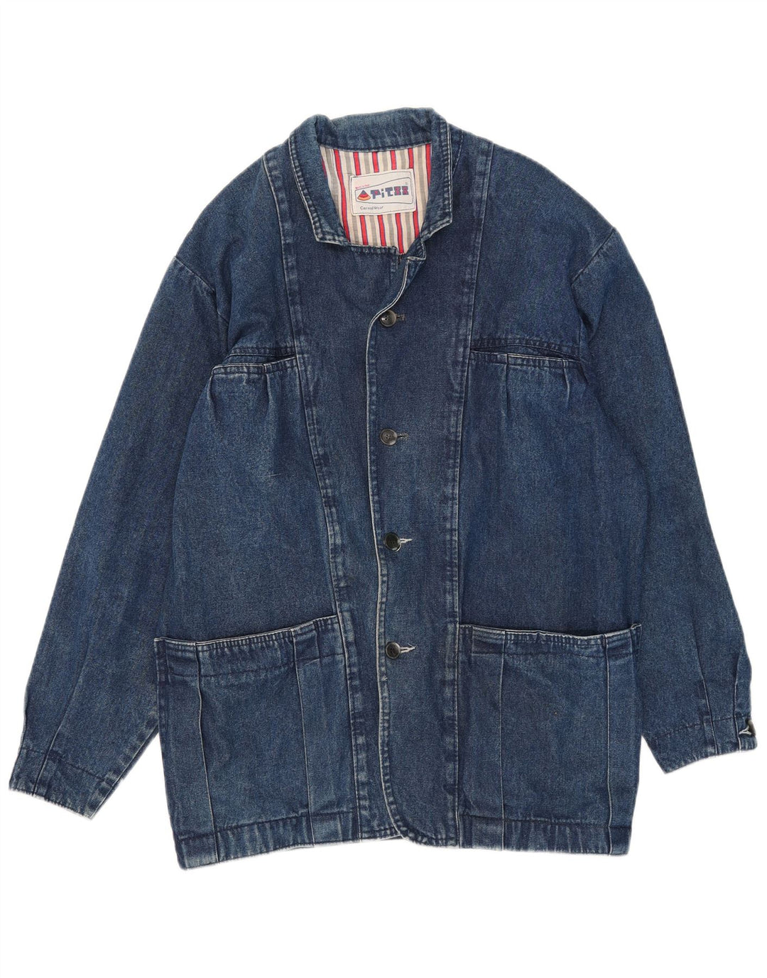 Vintage Herren Jeansjacke UK 42 XL Blau