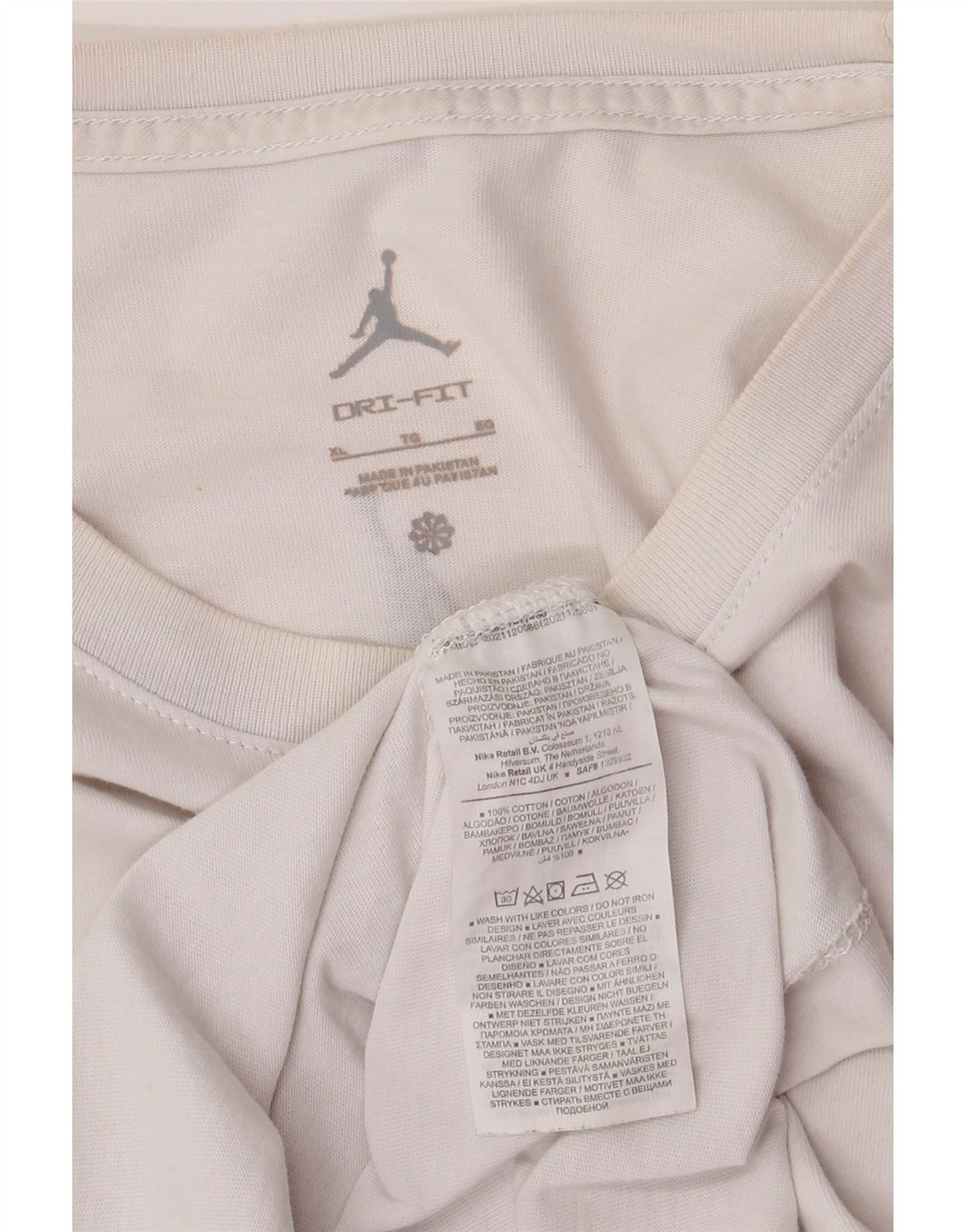 Jordan Herren-T-Shirt mit Grafik, XL, weiße Baumwolle