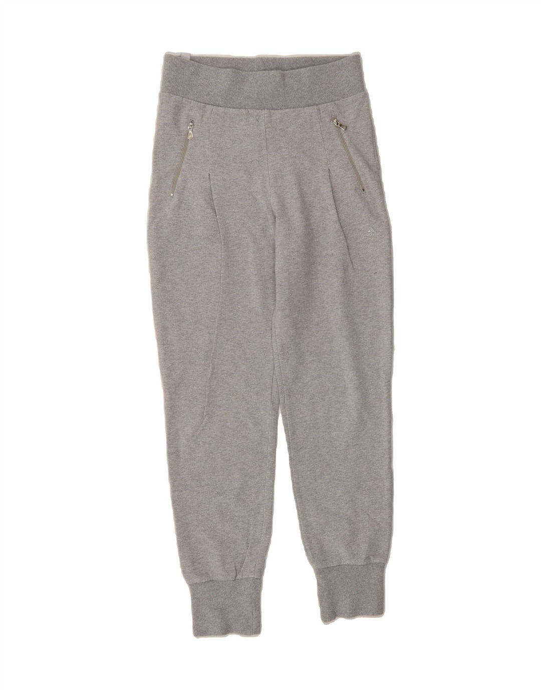 ADIDAS Womens Tracksuit Trousers Joggers UK 10 Small  Grey Vintage Adidas and Second-Hand Adidas from Messina Hembry 