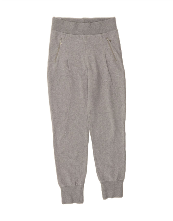 ADIDAS Womens Tracksuit Trousers Joggers UK 10 Small  Grey Vintage Adidas and Second-Hand Adidas from Messina Hembry 
