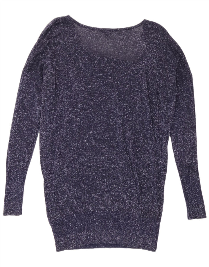 Phase Eight Damen-Pullover mit U-Boot-Ausschnitt, UK 12, mittelmarineblaue Viskose