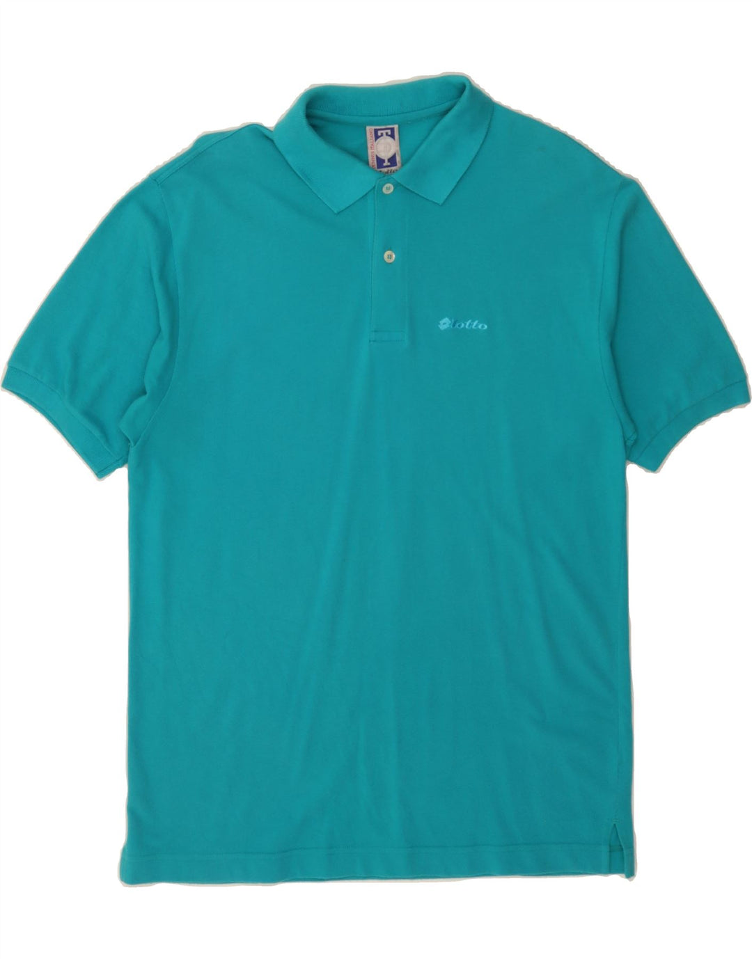 LOTTO Mens Polo Shirt Large Blue Vintage Lotto and Second-Hand Lotto from Messina Hembry 