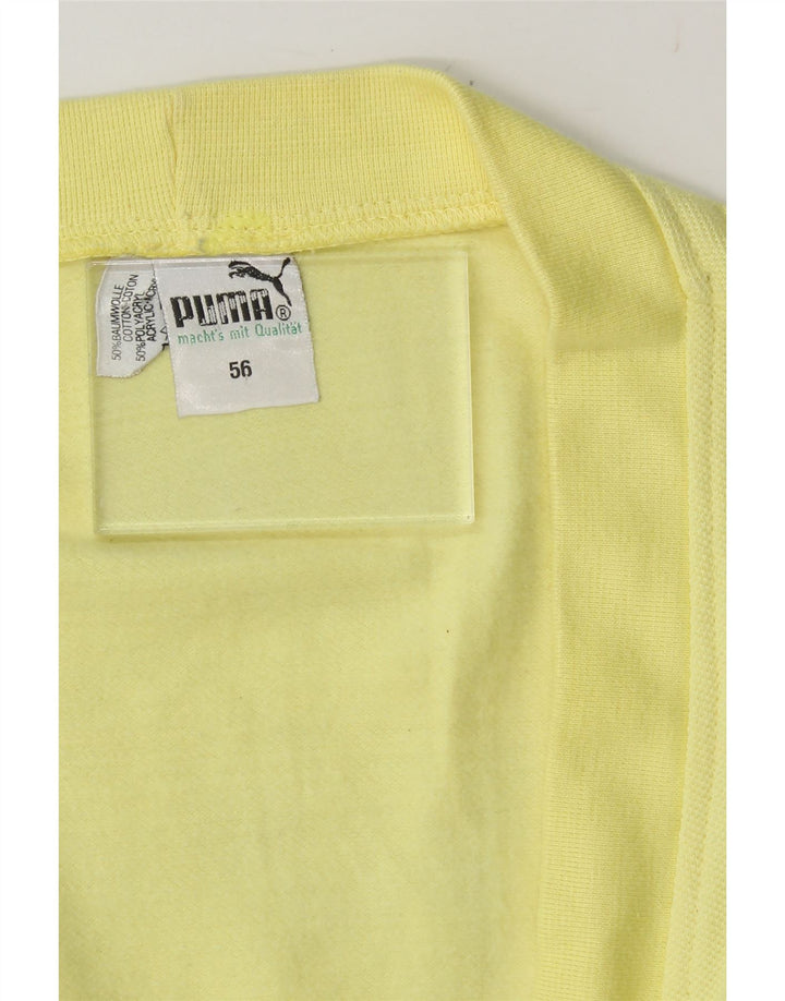 PUMA Mens Cardigan Sweater IT 56 XL Green Cotton Vintage Puma and Second-Hand Puma from Messina Hembry 