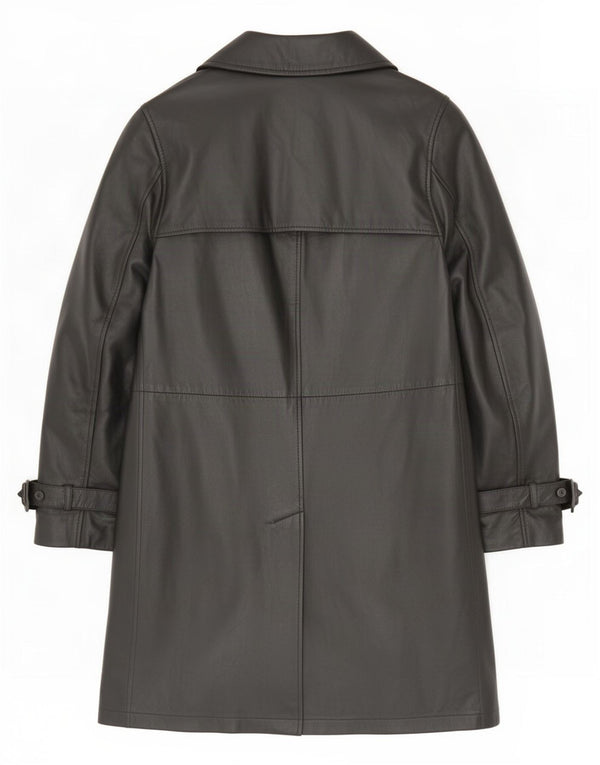 Conbipel Damen Free Heron Ledermantel IT 46 Large Schwarz