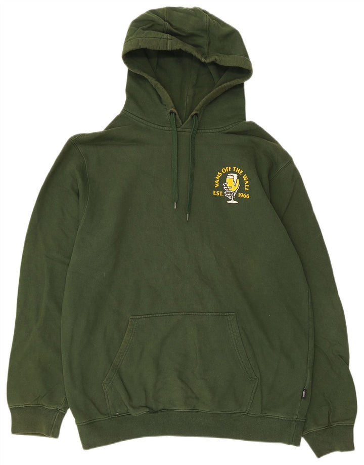 Vans Herren-Kapuzenpullover mit Grafik, mittelgrüne Baumwolle