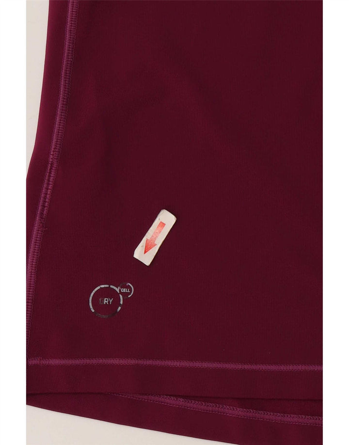Puma Damen Weste Top UK 12 Medium Burgund Polyester