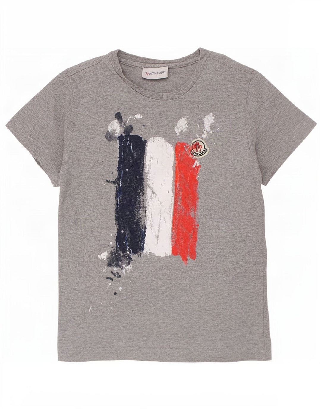 Moncler Jungen-T-Shirt mit Grafik, 6–7 Jahre, Grau