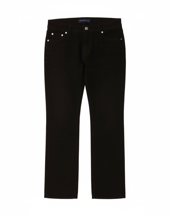 Trussardi Slim-Jeans für Damen, W28, L28, schwarze Baumwolle